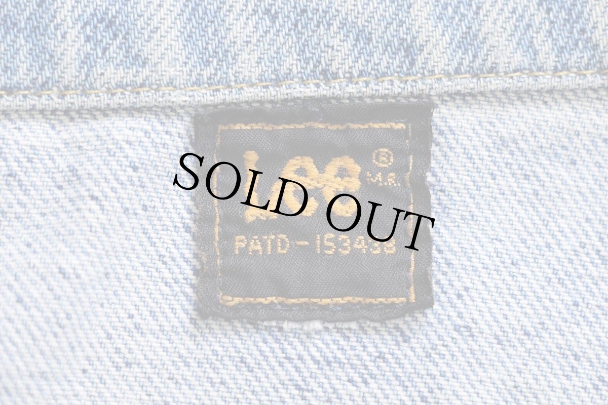 画像6: 90s Leeリー アート ハンドペイント デニムジャケット 4ポケット (6)