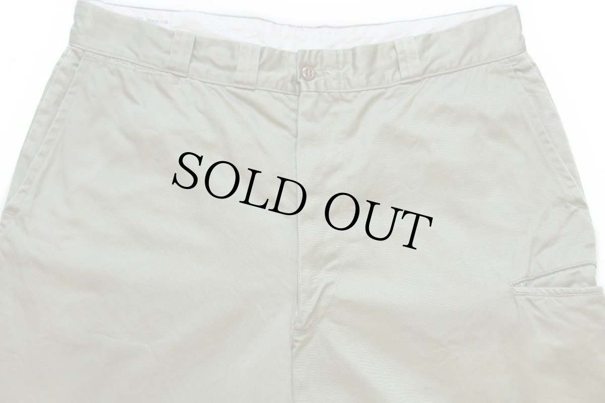 画像4: 60s GALEY＆LORD CRAMERTON ARMY CLOTH コットンツイル ワークパンツ カーキ w36 (4)