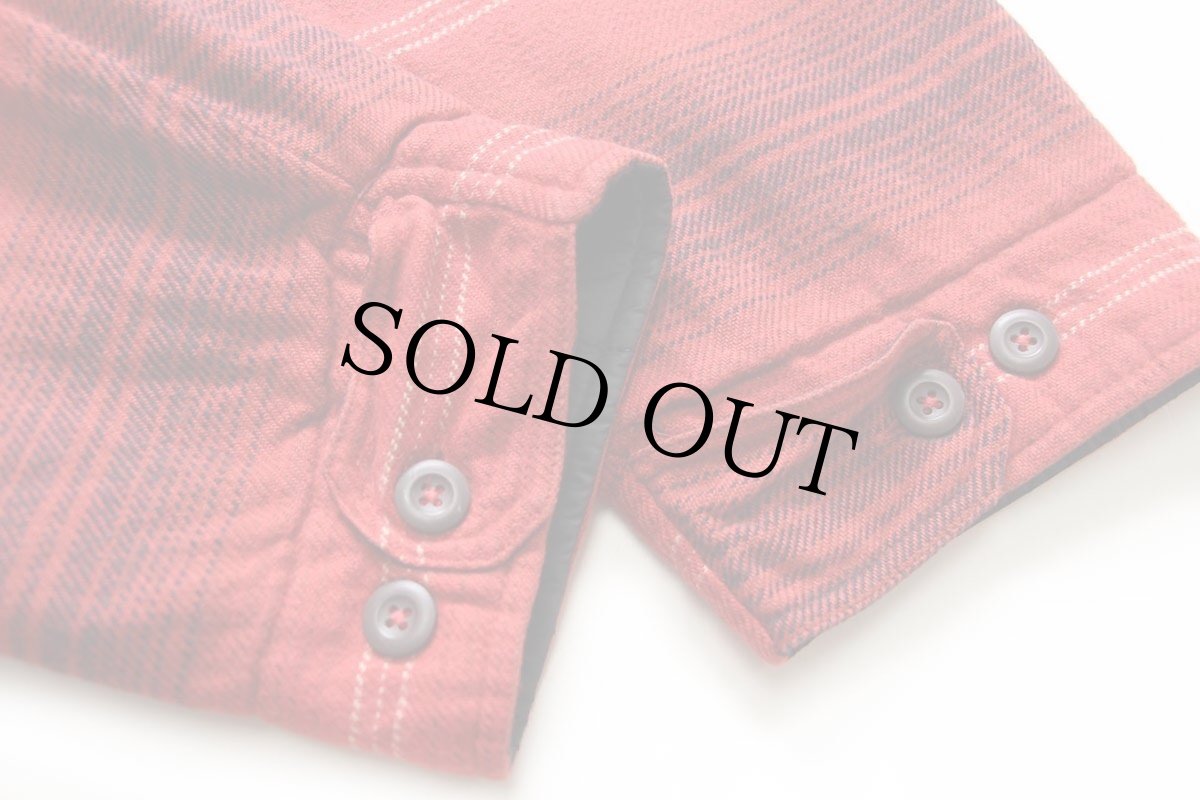 画像4: 00s ルーマニア製 patagoniaパタゴニア コットン フランネル×ナイロン リバーシブル シャツジャケット XL (4)