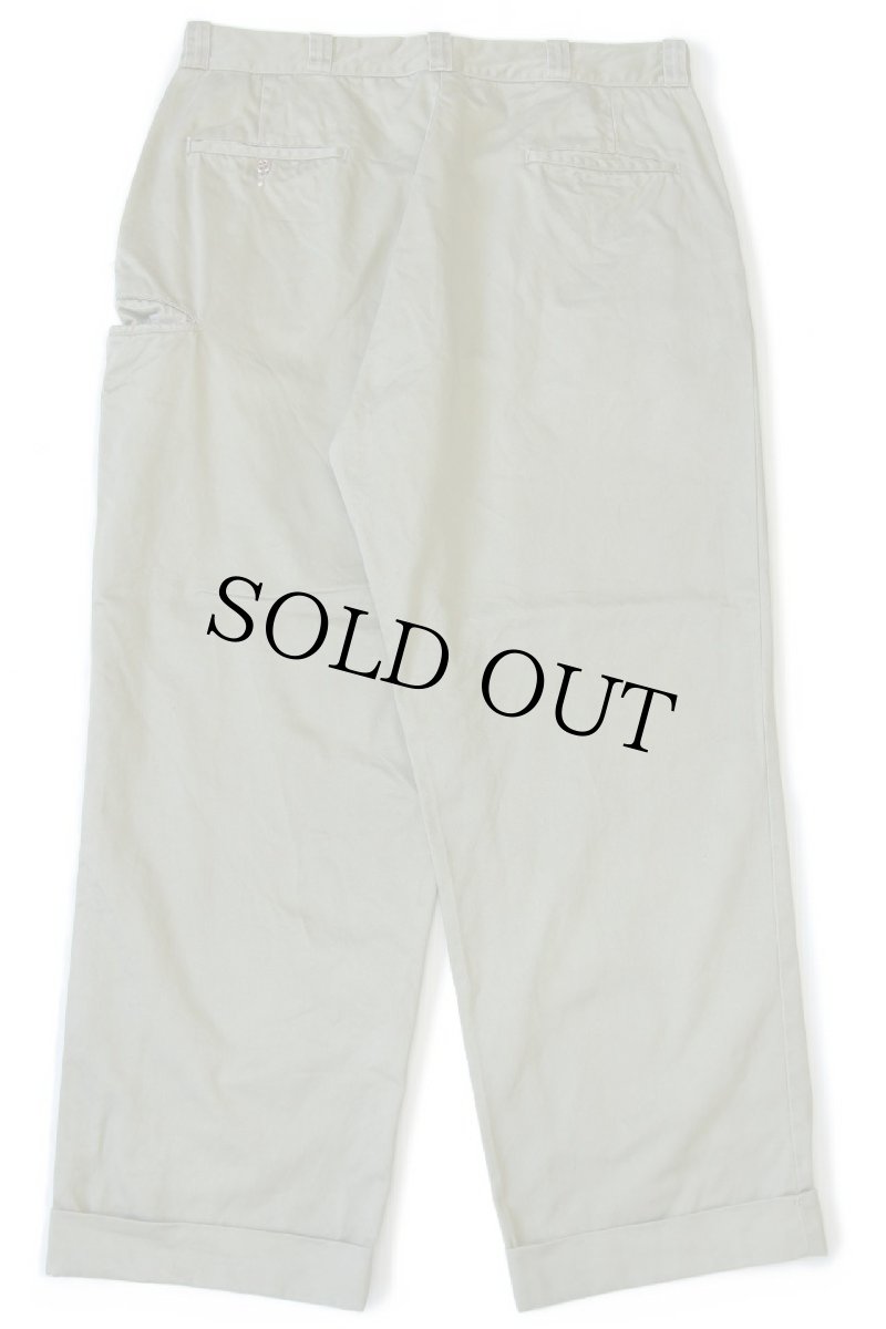 画像3: 60s GALEY＆LORD CRAMERTON ARMY CLOTH コットンツイル ワークパンツ カーキ w36 (3)