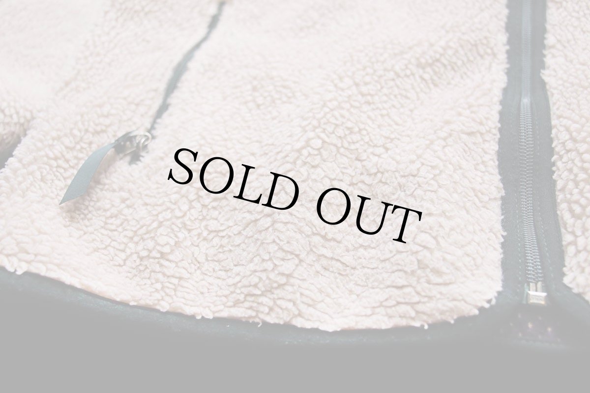 画像6: 90s USA製 patagoniaパタゴニア レトロカーディガン パイル フリースジャケット ナチュラル L (6)