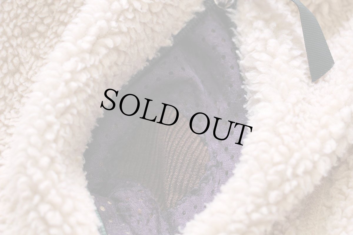 画像8: 90s USA製 patagoniaパタゴニア レトロカーディガン パイル フリースジャケット ナチュラル L (8)