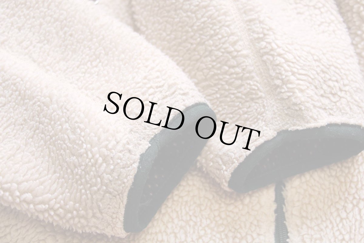 画像7: 90s USA製 patagoniaパタゴニア レトロカーディガン パイル フリースジャケット ナチュラル L (7)