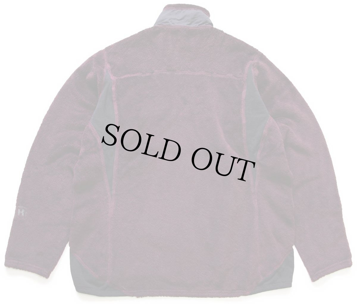 画像2: 00s ポルトガル製 patagoniaパタゴニア R2 POLARTEC フリースジャケット ワインレッド W-L★刺繍ロゴ (2)