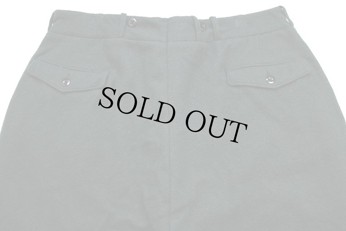 画像5: 70s Woolrichウールリッチ ウールパンツ 深緑 w38 (5)