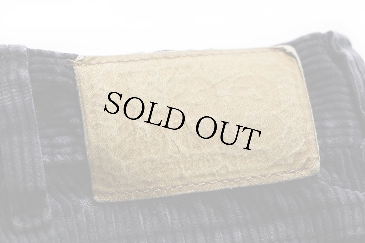 画像6: 80s USA製 Leeリー 205 太畝コーデュロイパンツ 濃紺 w38 L34 (6)