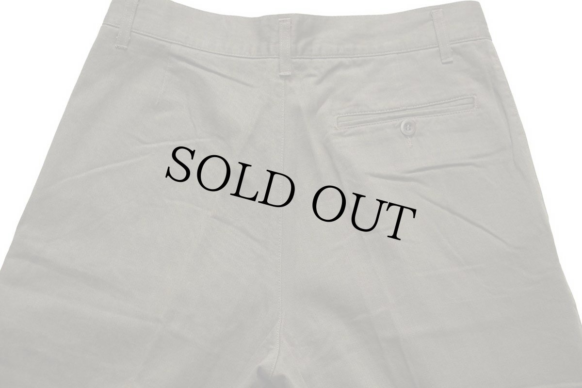 画像5: デッドストック★90s イタリア製 BENETTONベネトン ツータック スラックス コットンツイル パンツ オリーブ 46★B (5)