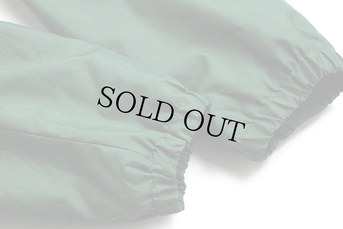 画像6: 90s USA製 HARTWELL 無地 ボアライナー ナイロン コーチジャケット 緑 L (6)