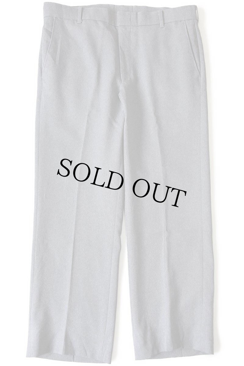 画像2: 80s Levi'sリーバイス ACTION SLACKS スラックス ポリエステルパンツ グレー w34★スタプレ (2)