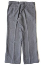 画像3: 80s Levi'sリーバイス ACTION SLACKS スラックス ポリエステルパンツ グレー w34★スタプレ (3)