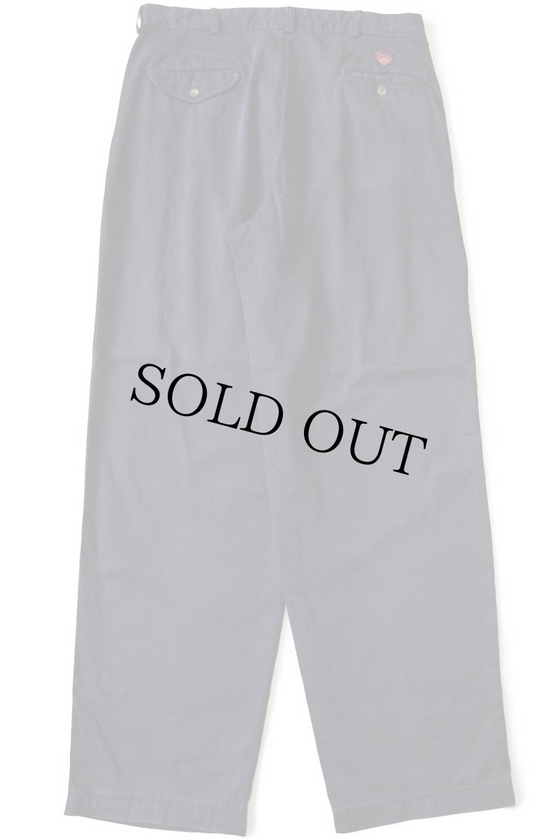 画像3: 90s USA製 ポロ ラルフローレン THE CLASSIC GOLF PANT ツータック コットン チノパン ナス紺 w34 (3)