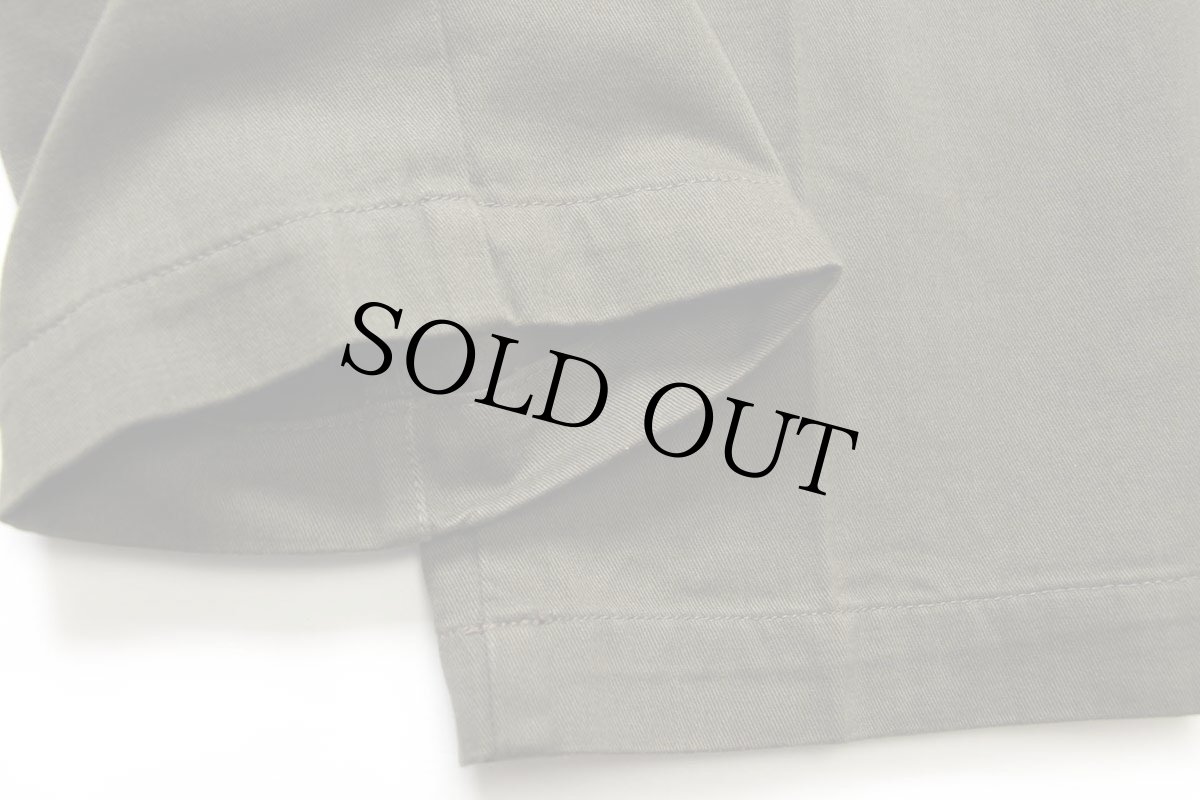 画像7: デッドストック★90s イタリア製 BENETTONベネトン ツータック スラックス コットンツイル パンツ オリーブ 46★A (7)