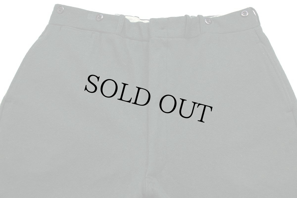 画像4: 70s Woolrichウールリッチ ウールパンツ 深緑 w38 (4)