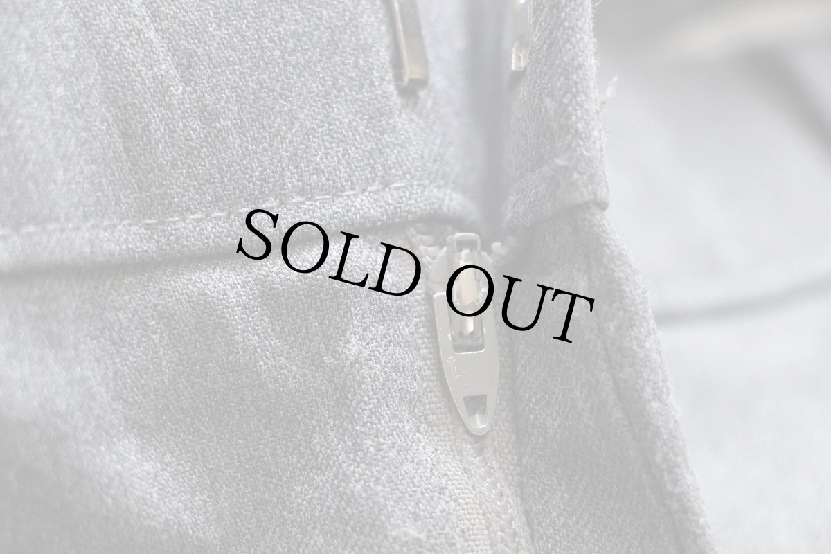 画像7: 80s Levi'sリーバイス ACTION SLACKS スラックス ポリエステルパンツ グレー w34★スタプレ (7)