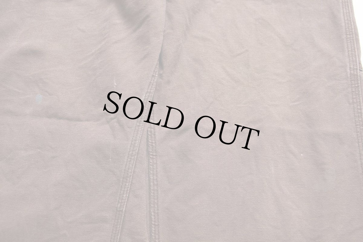 画像7: 00s メキシコ製 carharttカーハート ペンキ飛び ダック地 ペインターパンツ チェスナットブラウン フェード w36 L32 (7)