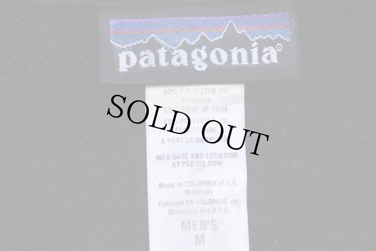 画像4: patagoniaパタゴニア R1 Full-Zip Jacket ワンポイント フルジップ POLARTEC インナーフリースジャケット 黒 M (4)