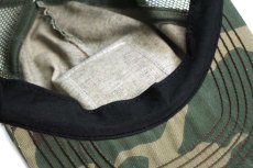 画像8: 80s USA製 VERMONT The Green Mountain Boys パッチ付き ウッドランドカモ メッシュキャップ (8)
