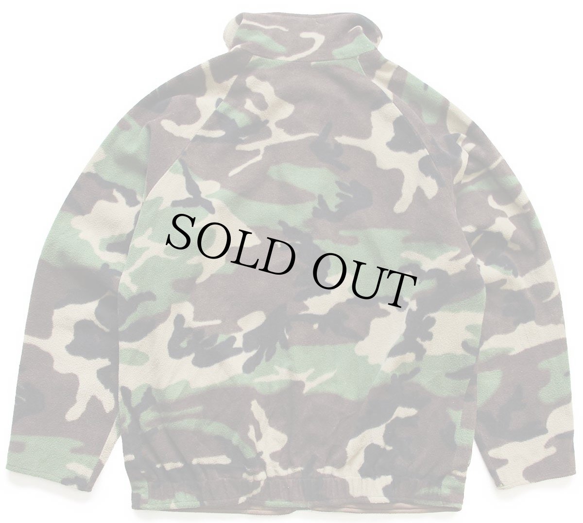 画像2: 90s USA製 L.L.Bean ウッドランドカモ GORE-TEXゴアテックス フリースジャケット L (2)