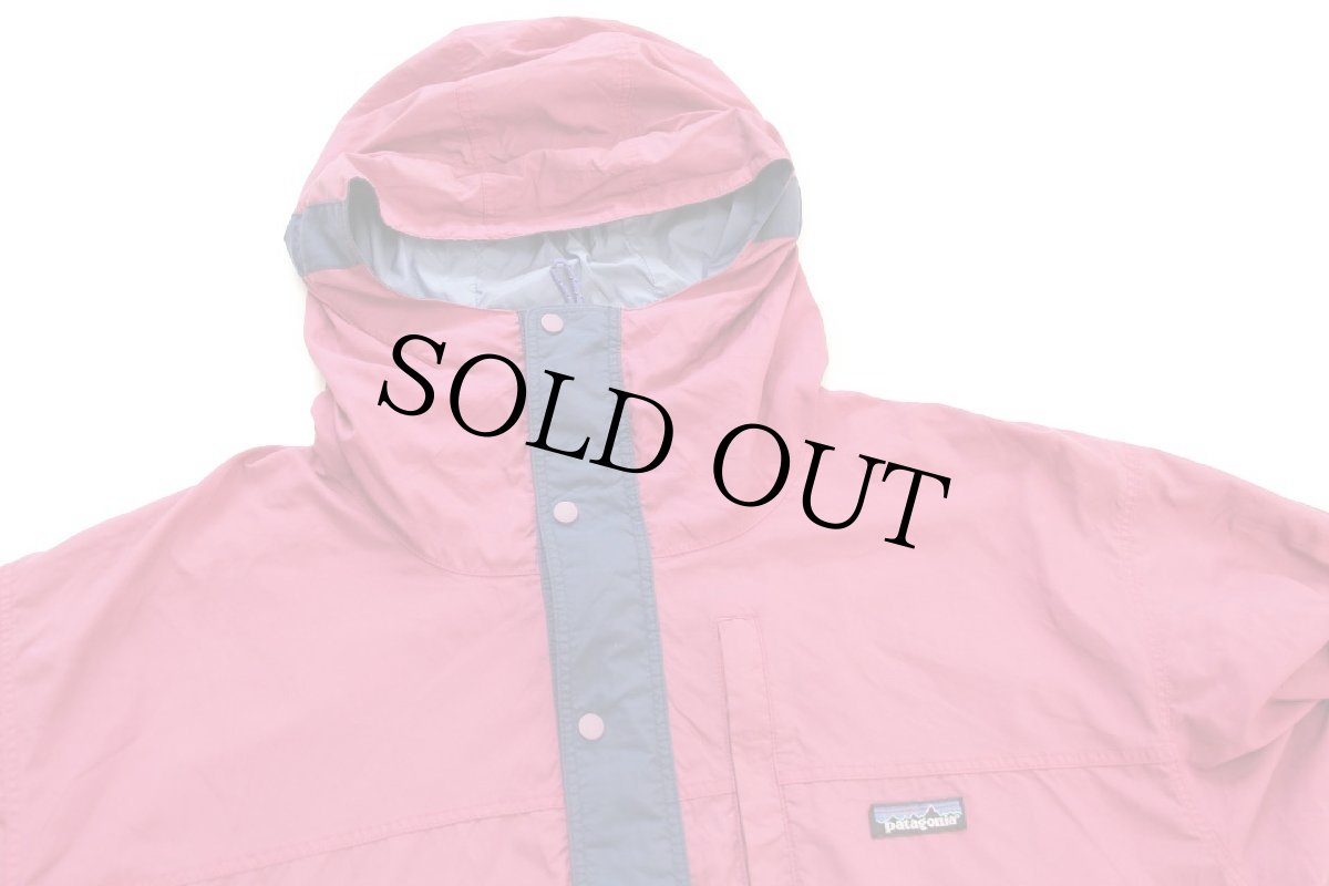 画像3: 90s patagoniaパタゴニア Back Bowl Anorakバックボウル ナイロン アノラックパーカー 赤紫 L (3)