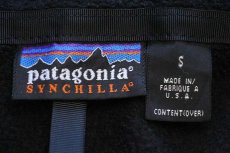 画像4: 90s USA製 patagoniaパタゴニア シンチラ フリースジャケット 黒 S (4)