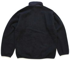 画像2: 90s USA製 patagoniaパタゴニア シンチラ フリースジャケット 黒 S (2)