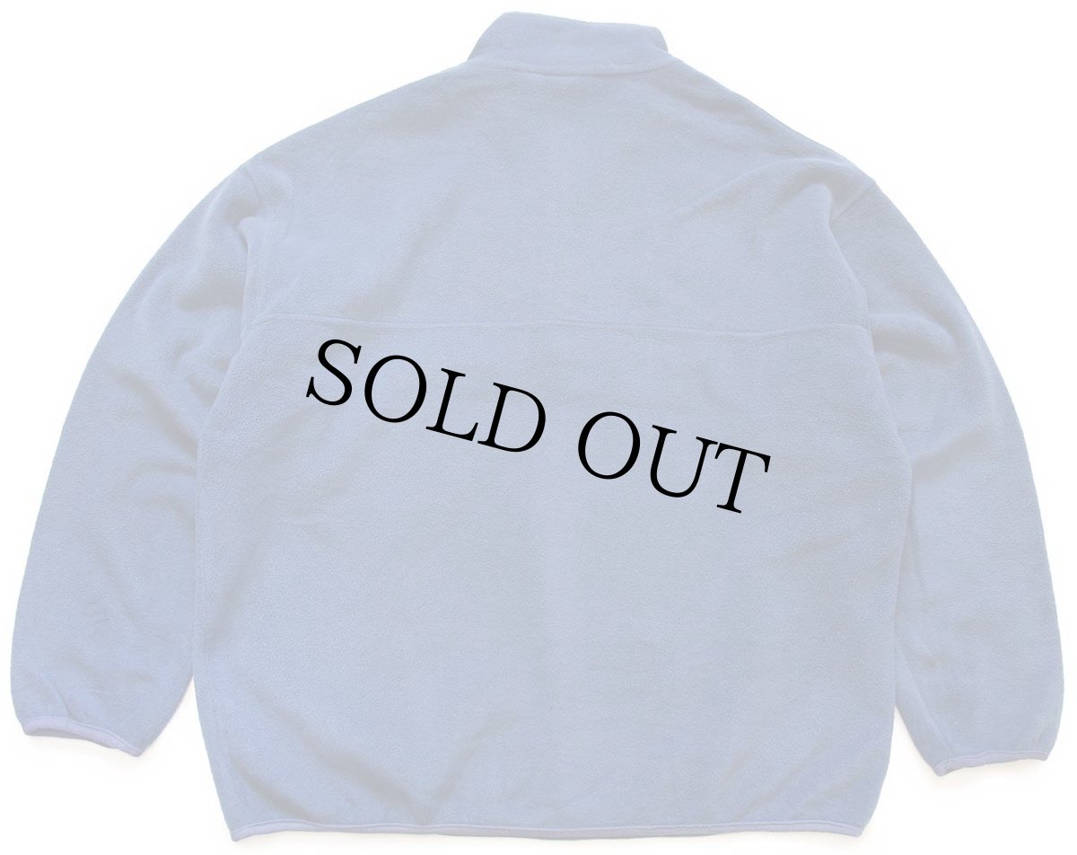 画像2: 90s ポルトガル製 patagoniaパタゴニア フリース スナップT 薄紺 XL (2)