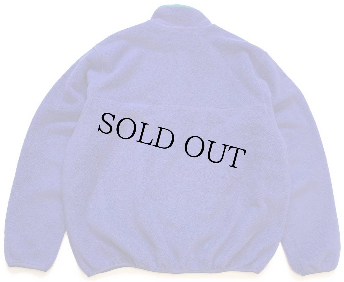 画像2: 80s patagoniaパタゴニア フリース スナップT 青紫 XL (2)