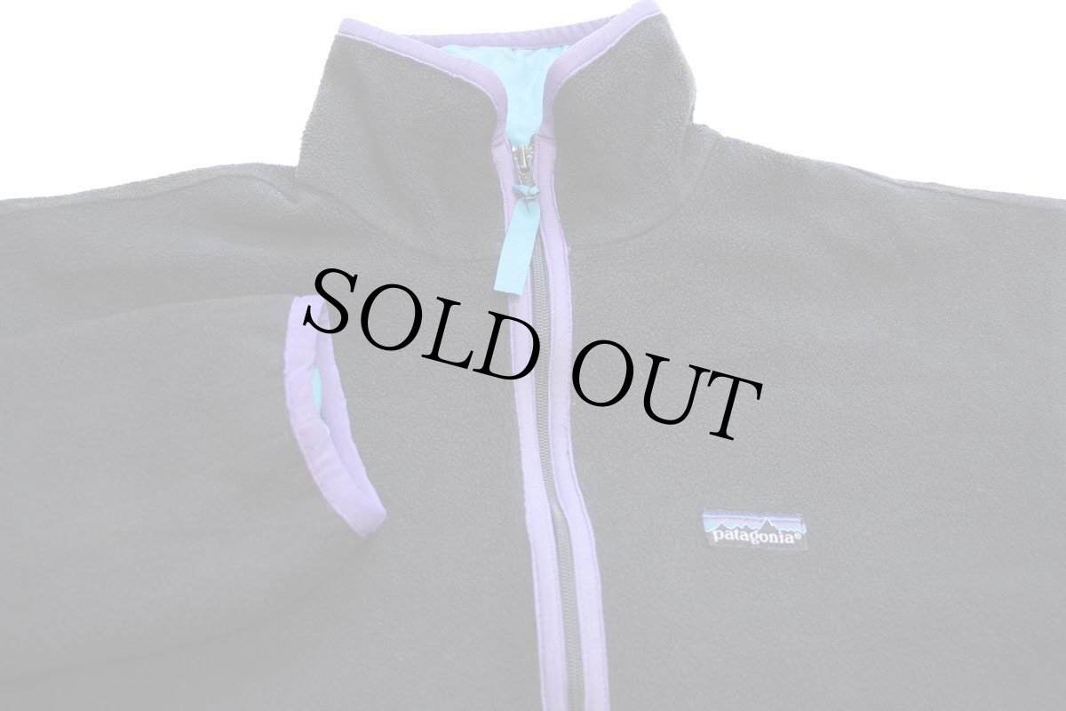 画像3: 80s USA製 patagoniaパタゴニア ナイロンライナー ハーフジップ プルオーバー フリース 黒 12 (3)