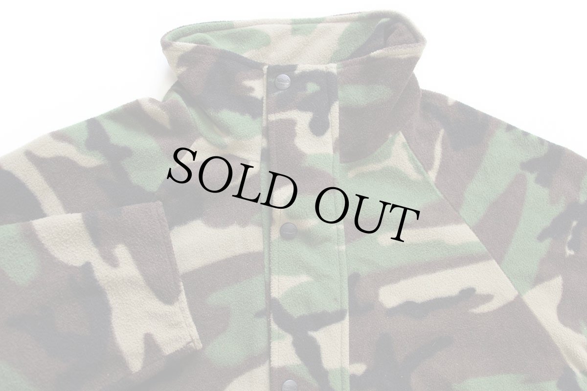 画像3: 90s USA製 L.L.Bean ウッドランドカモ GORE-TEXゴアテックス フリースジャケット L (3)