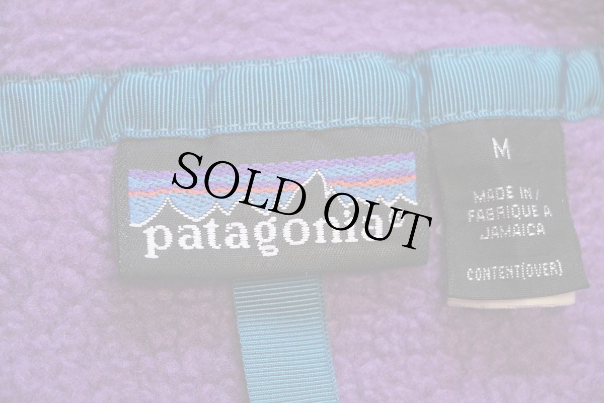 画像4: 90s patagoniaパタゴニア フリース スナップT 紫 (4)