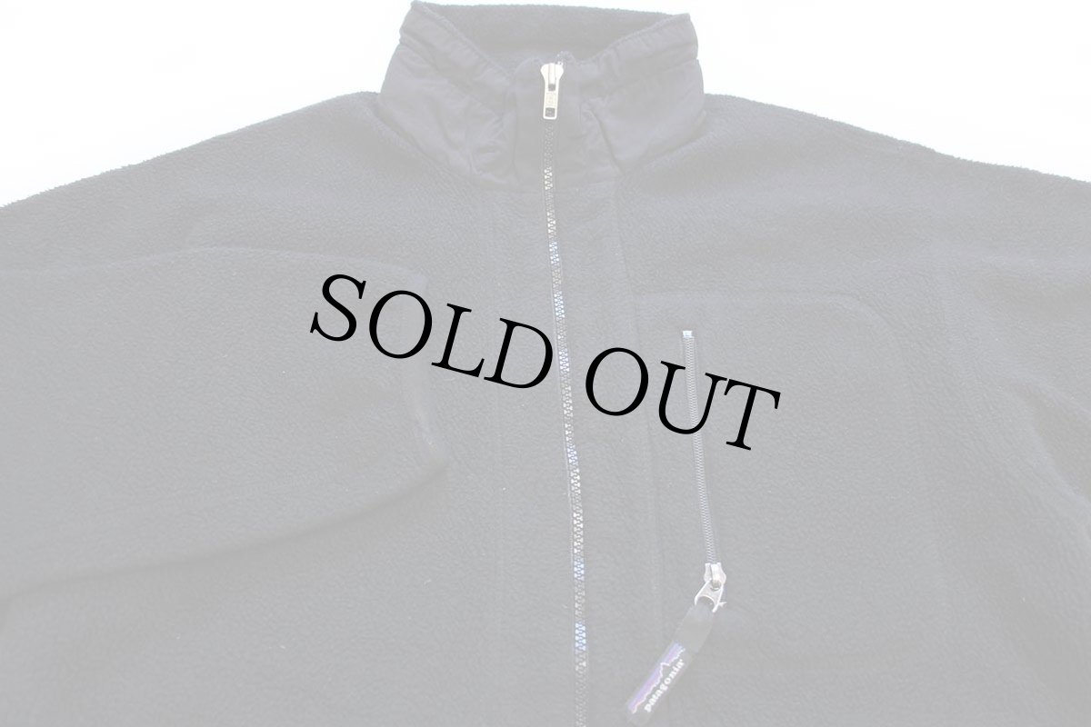 画像3: 90s USA製 patagoniaパタゴニア シンチラ フリースジャケット 黒 S (3)