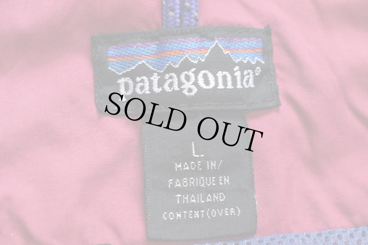 画像4: 90s patagoniaパタゴニア Back Bowl Anorakバックボウル ナイロン アノラックパーカー 赤紫 L (4)