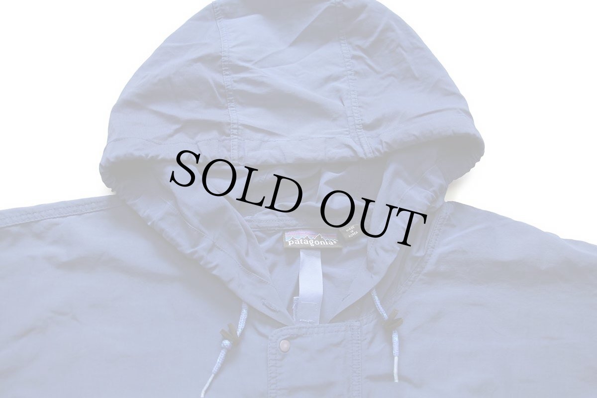 画像3: 90s patagoniaパタゴニア バギーズプルオーバー コットン×ナイロンパーカー 紺 XL★アノラック (3)