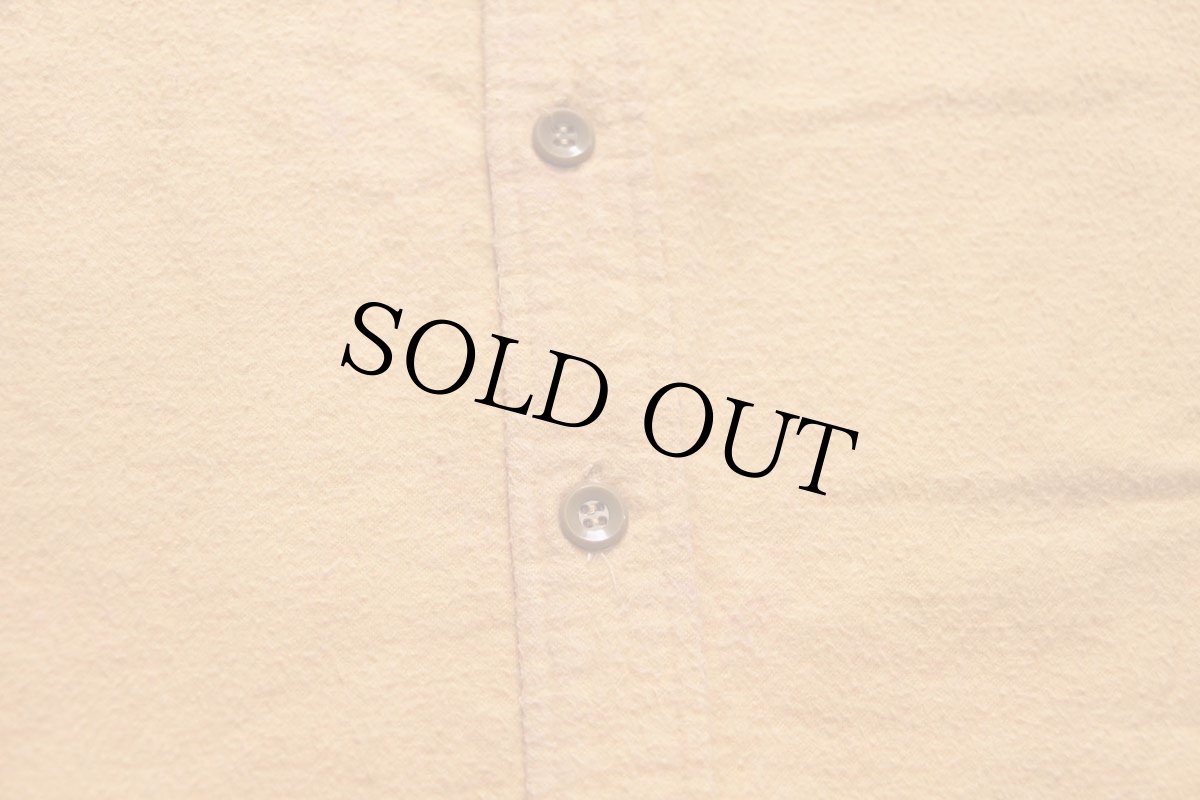 画像5: 70s L.L.Bean 筆記体タグ 無地 コットン シャモアクロスシャツ 薄オレンジ 15 (5)