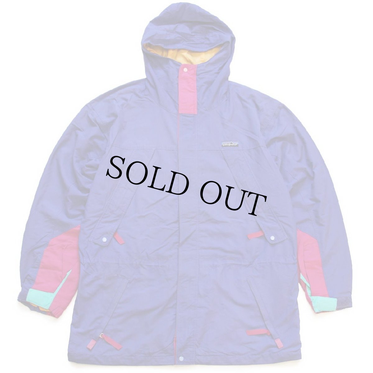 画像1: 90s patagoniaパタゴニア Storm Jacket ストームジャケット マルチカラー ナイロンパーカー (1)