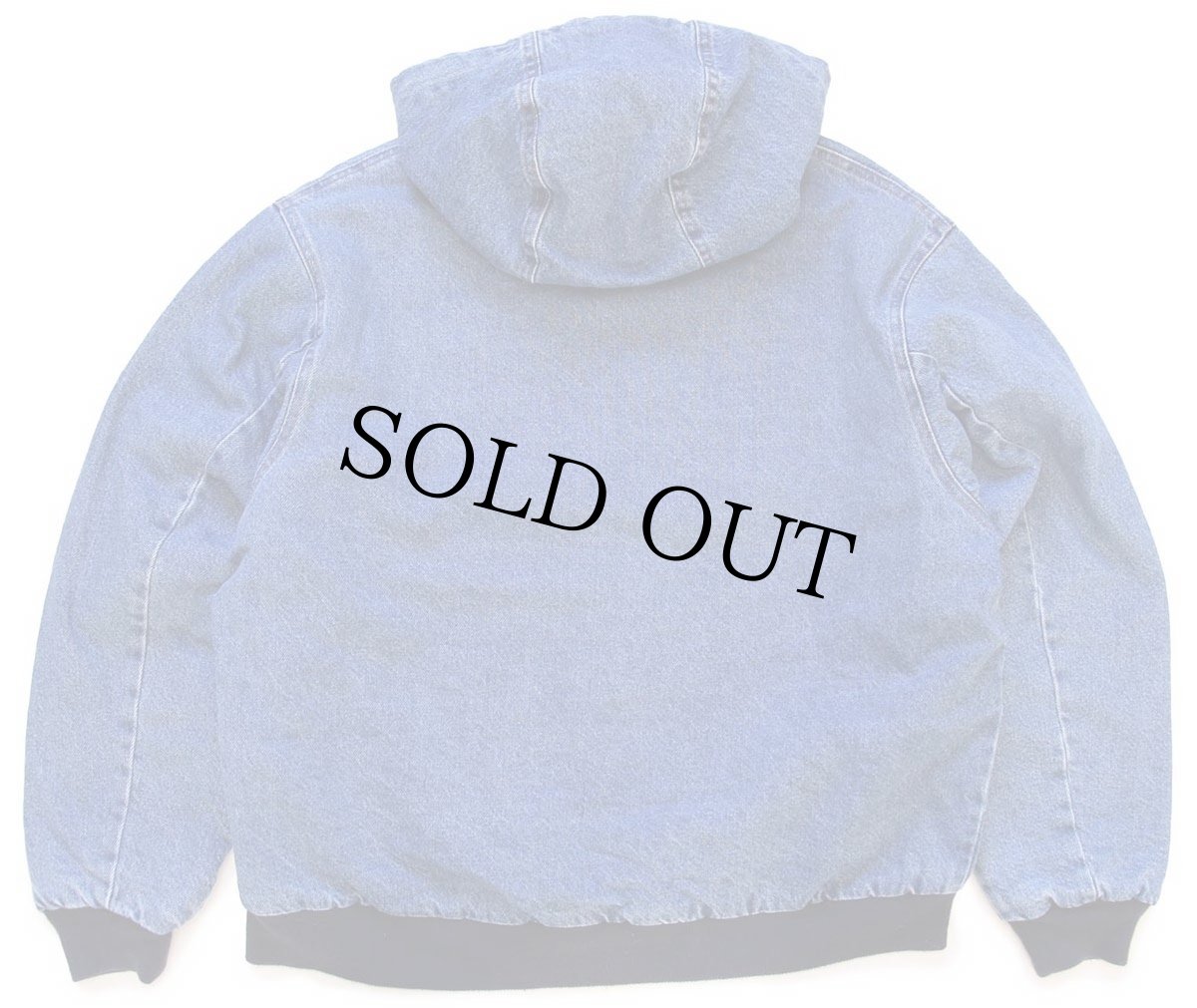 画像2: 80s USA製 RED HEADレッドヘッド タータンチェック キルティングライナー デニムパーカー M-R (2)