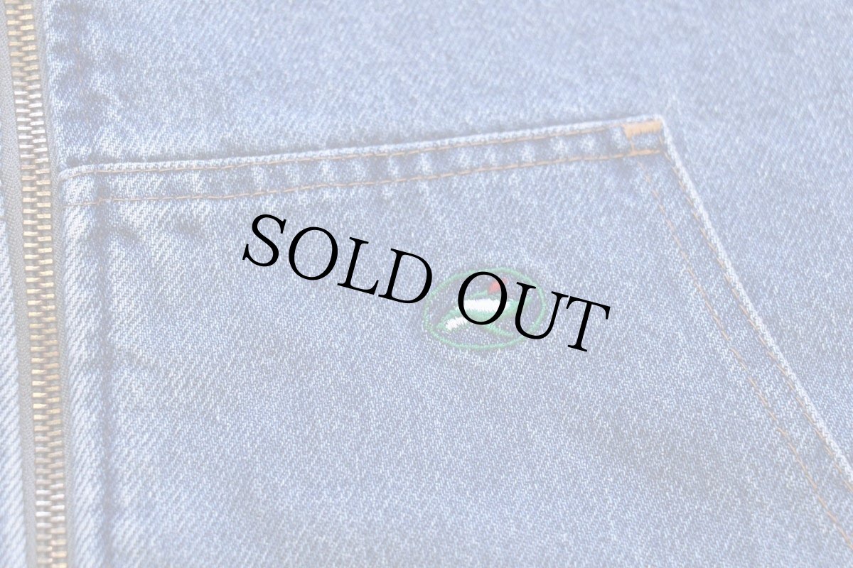 画像6: 80s USA製 RED HEADレッドヘッド タータンチェック キルティングライナー デニムパーカー M-R (6)