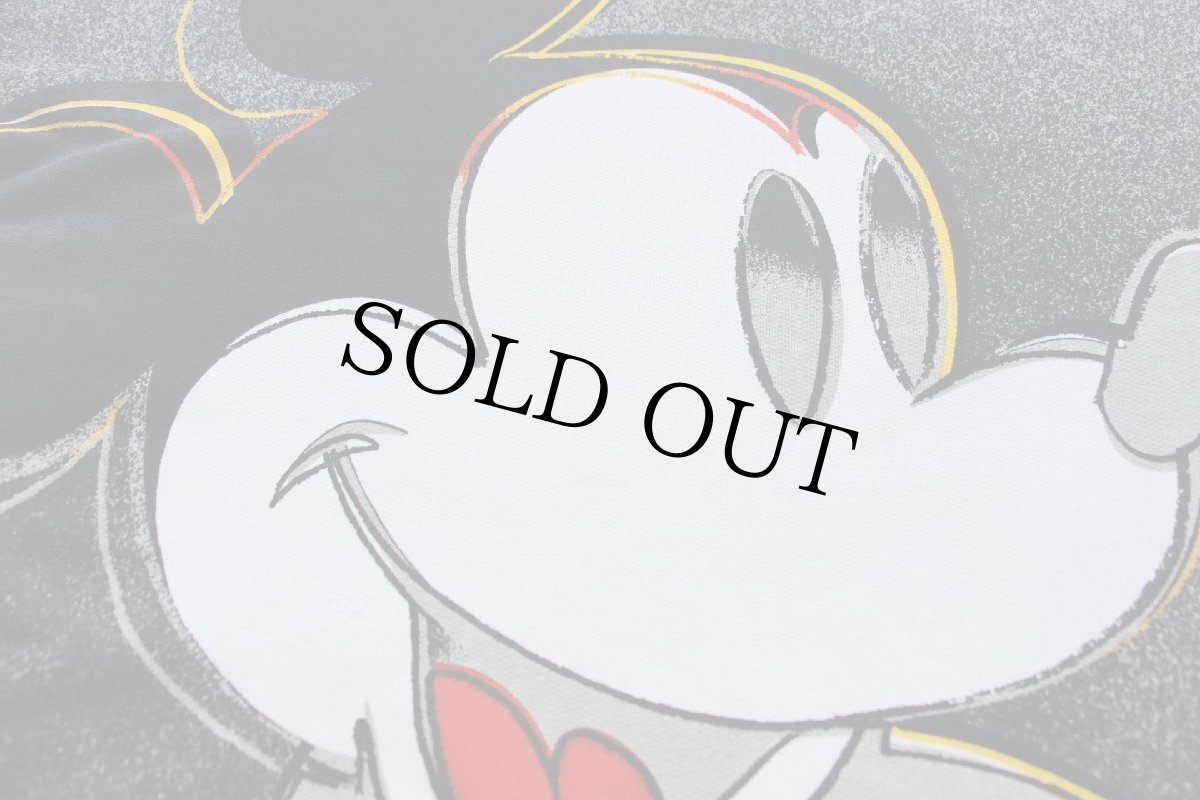 画像3: 80s イタリア製 Disneyディズニー ミッキー マウス 全面 両面 アート×ドナルドダック グーフィー 総柄 リバーシブル スウェット (3)