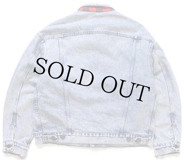 80s USA製 Levi'sリーバイス 70417 バッファローチェック ネルライナー