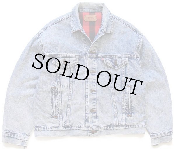 80s USA製 Levi'sリーバイス 70417 バッファローチェック ネルライナー