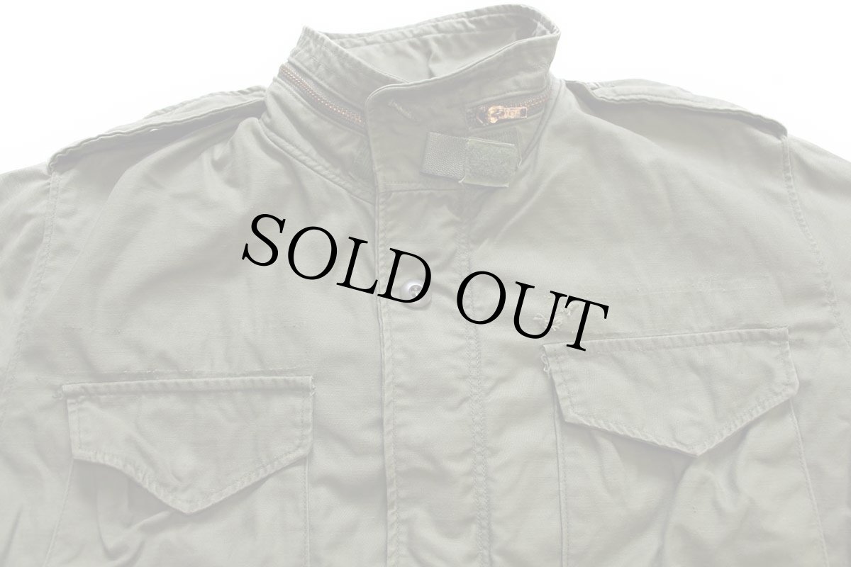 画像3: 70s 米軍 U.S.ARMY M-65 フィールドジャケット オリーブグリーン S-S (3)