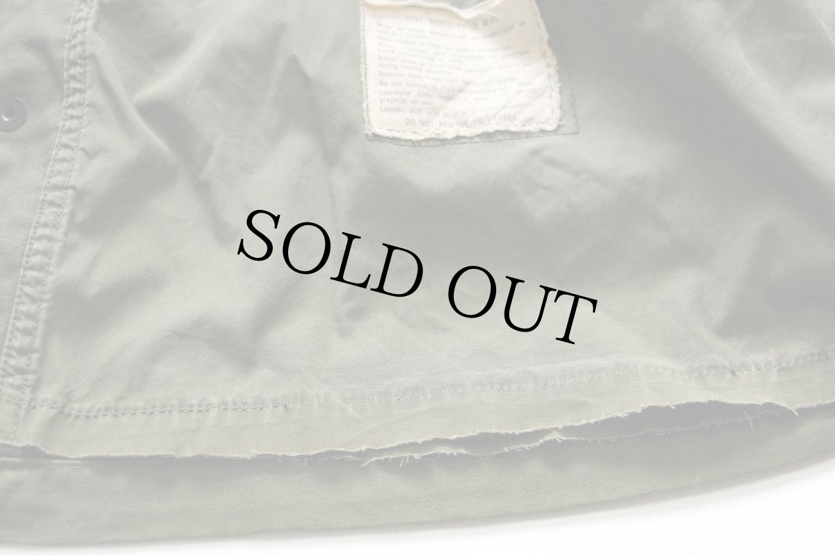 画像10: 70s 米軍 U.S.ARMY M-65 フィールドジャケット 2nd オリーブグリーン S-S★ALPHAアルファ (10)