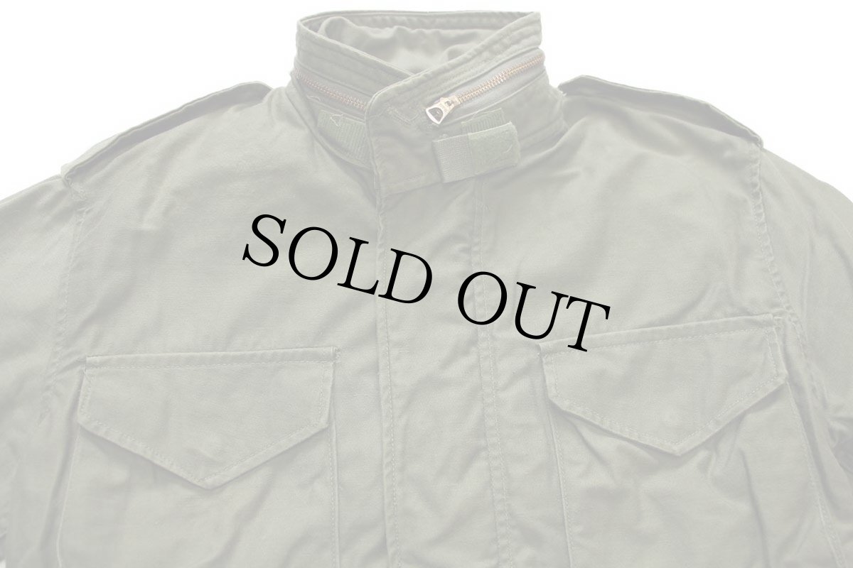 画像3: 80s 米軍 U.S.ARMY M-65 フィールドジャケット オリーブグリーン XS-S (3)