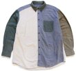 90s USA製 Woolrichウールリッチ クレイジーパターン ボタン
