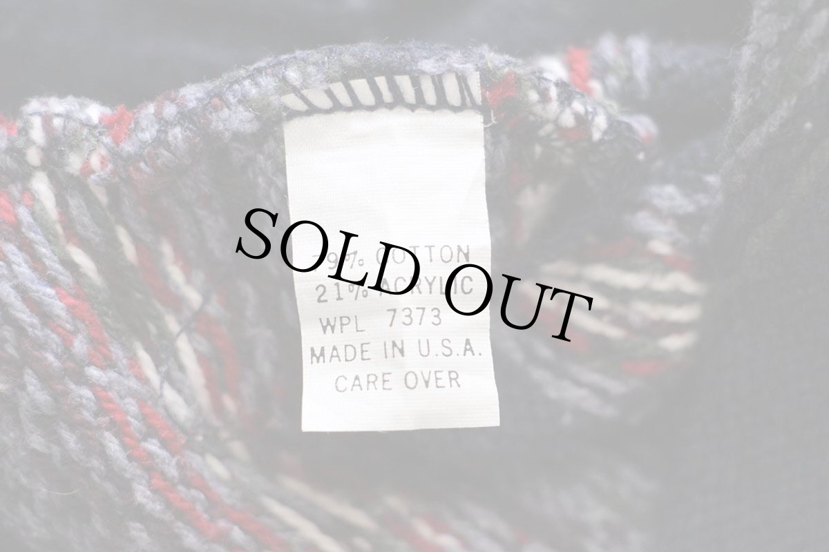 画像5: 90s USA製 Levi'sリーバイス フェアアイル柄 コットン×アクリルニット セーター M (5)