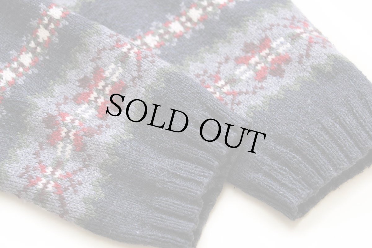 画像6: 90s USA製 Levi'sリーバイス フェアアイル柄 コットン×アクリルニット セーター M (6)