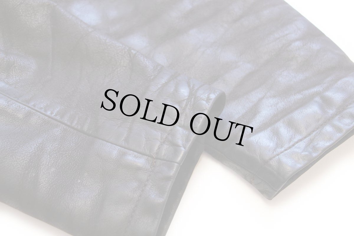 画像9: 80s イタリア製 31 B.R.A. キルティングライナー ヌバック レザー ファイヤーマンジャケット 焦げ茶 50 (9)