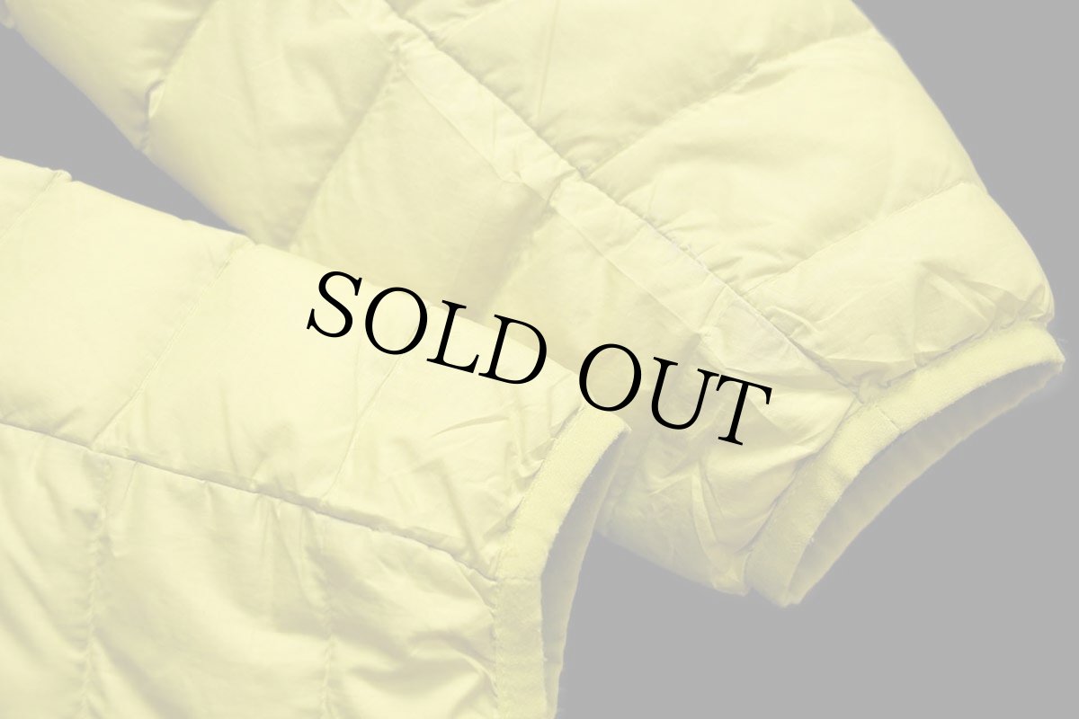 画像7: patagoniaパタゴニア Down Sweater ダウンセーター ナイロン ダウンジャケット 黄緑 M (7)