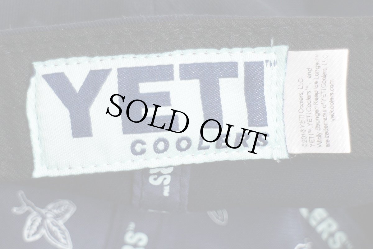 画像6: YETI BUILT FOR THE WILD ロゴ刺繍 コットンキャップ 紺 (6)