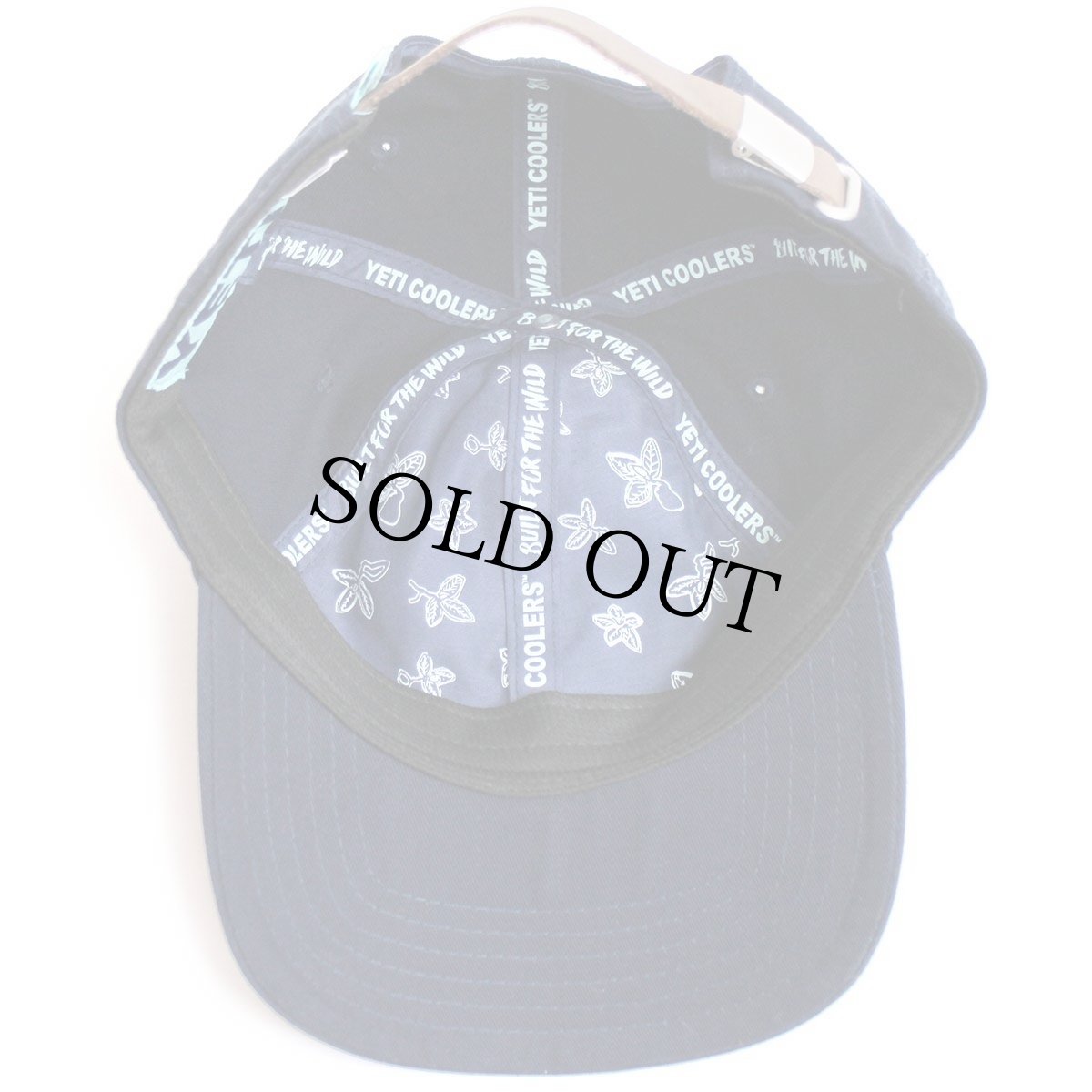 画像7: YETI BUILT FOR THE WILD ロゴ刺繍 コットンキャップ 紺 (7)